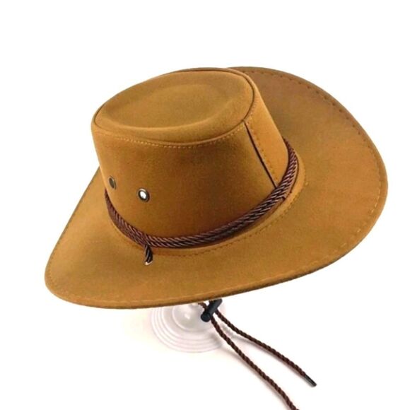 boutique Accessories - Vintage camel western hat